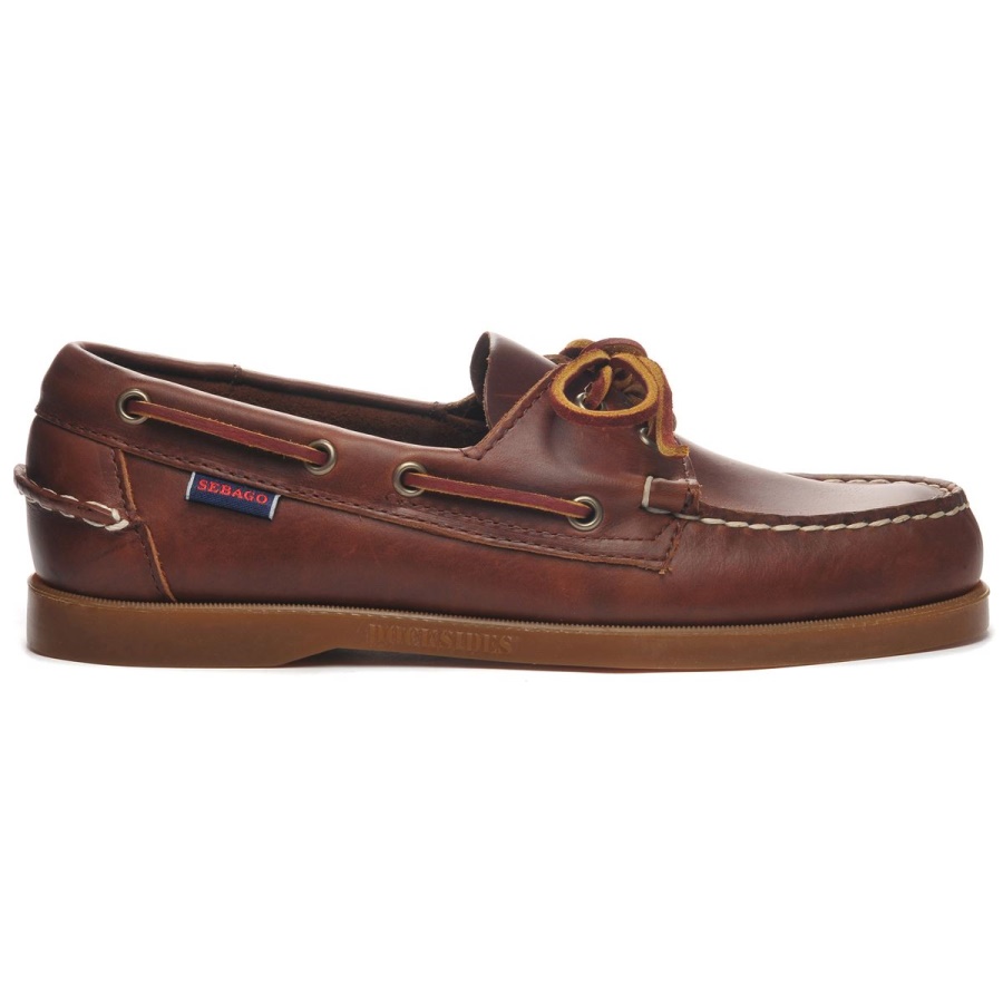 Sebago Nederland Portland Gewaxt Bruin & Honing