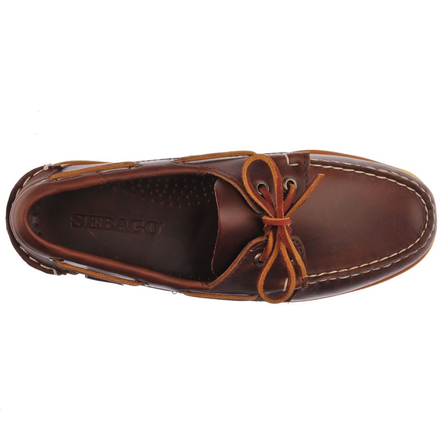 Sebago Nederland Portland Gewaxt Bruin & Honing
