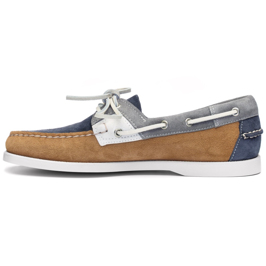 Sebago Nederland Rossisland Jib-cognac & Denim & Leisteen & Wit