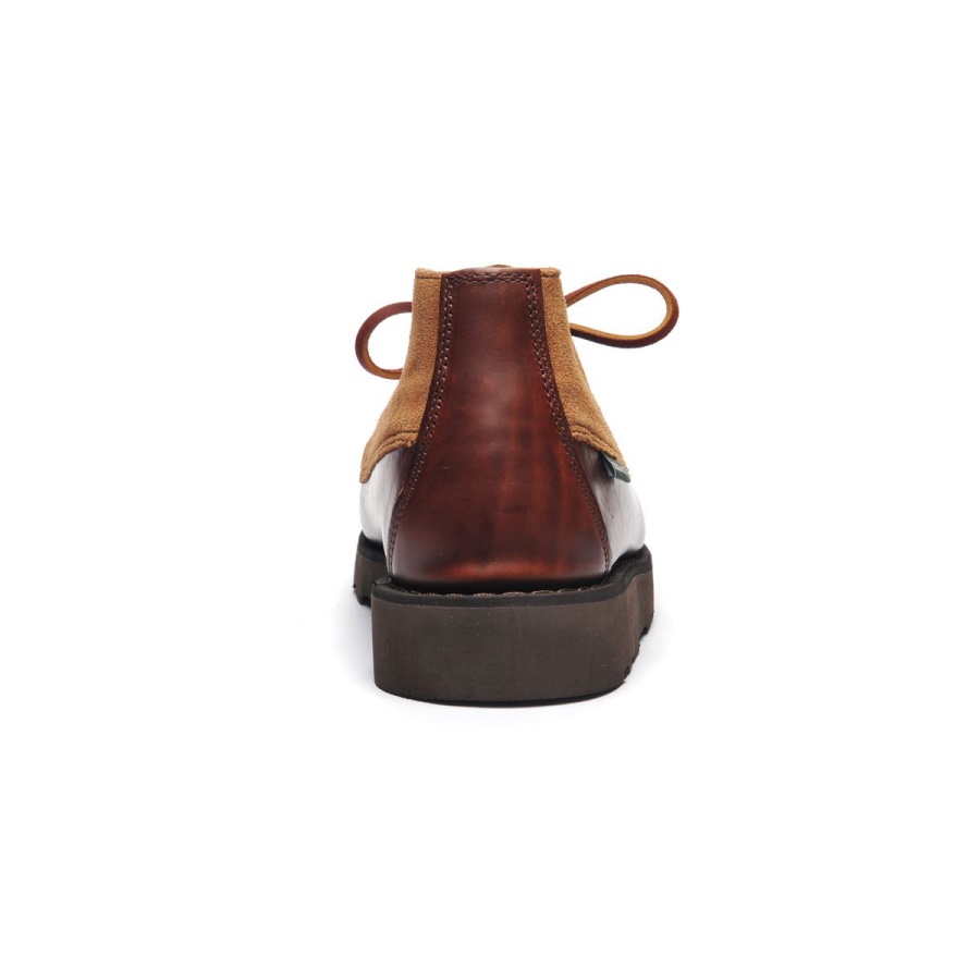 Tatanka Eva Waxy Suede-bruin & Cognac Sebago Nederland